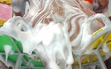 Asian Girl's Washing and Fucking Adventure with a Huge Dick