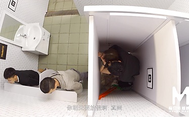Lin Xiang's Steamy Sex in Restroom - Public or Private?