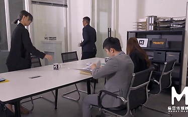 Watch Xiang Zi Ning Get Down and Dirty in the Office - Exclusive Footage!