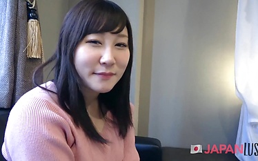 Cute Japanese Housewife Gets Pussy Used For Creampie