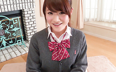 Perfect POV blowjob by young Hina Makimura