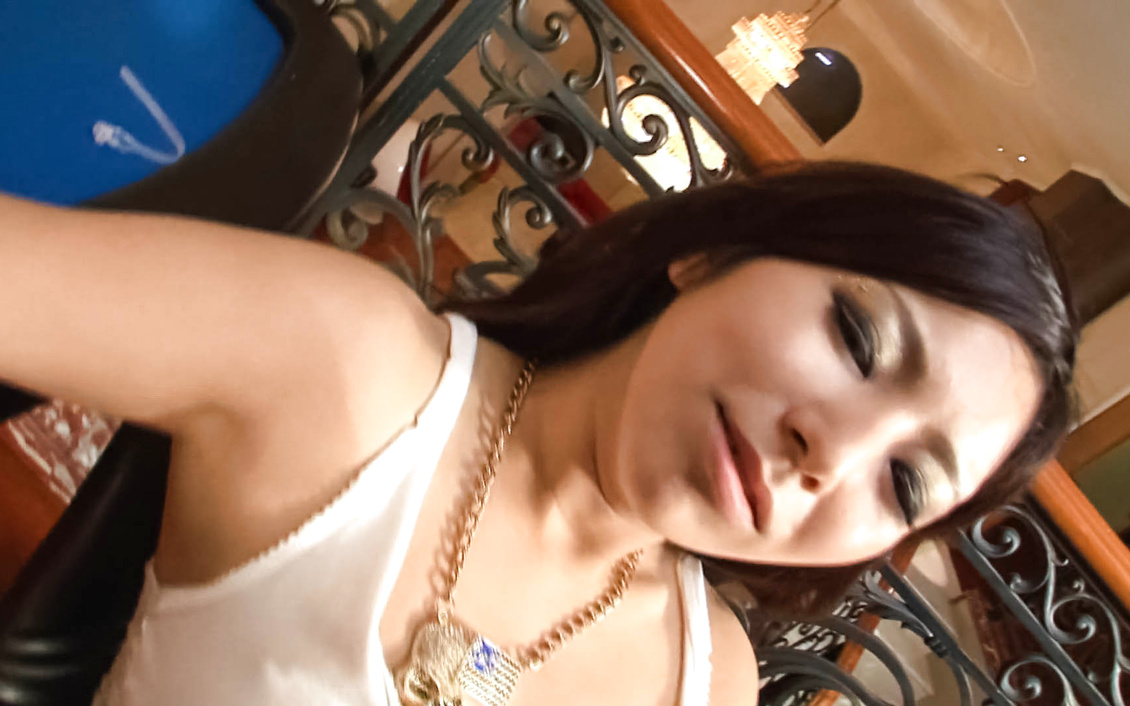 Beautiful and sexy brunette hottie hard fucked and covered with cum.