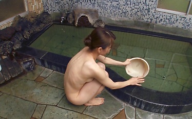 Hitomi's wet pussy gets hammered by slick fingers!