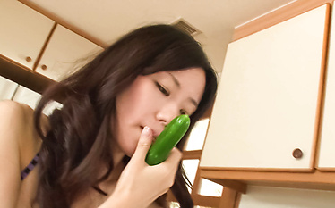 Manami Komukai busty rides phallus on top