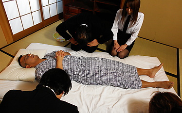 Official Rika Tamura in a couple of blowjobs and good fuck