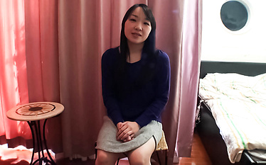 Shy girl Mayu Kudo blowing and fucking cock