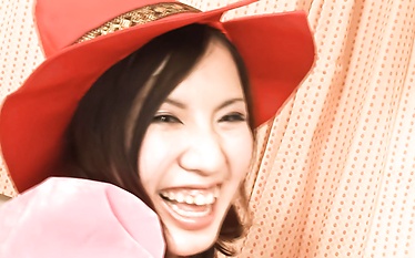 Momoka Amai pounded hard in her pinkish and tight mound