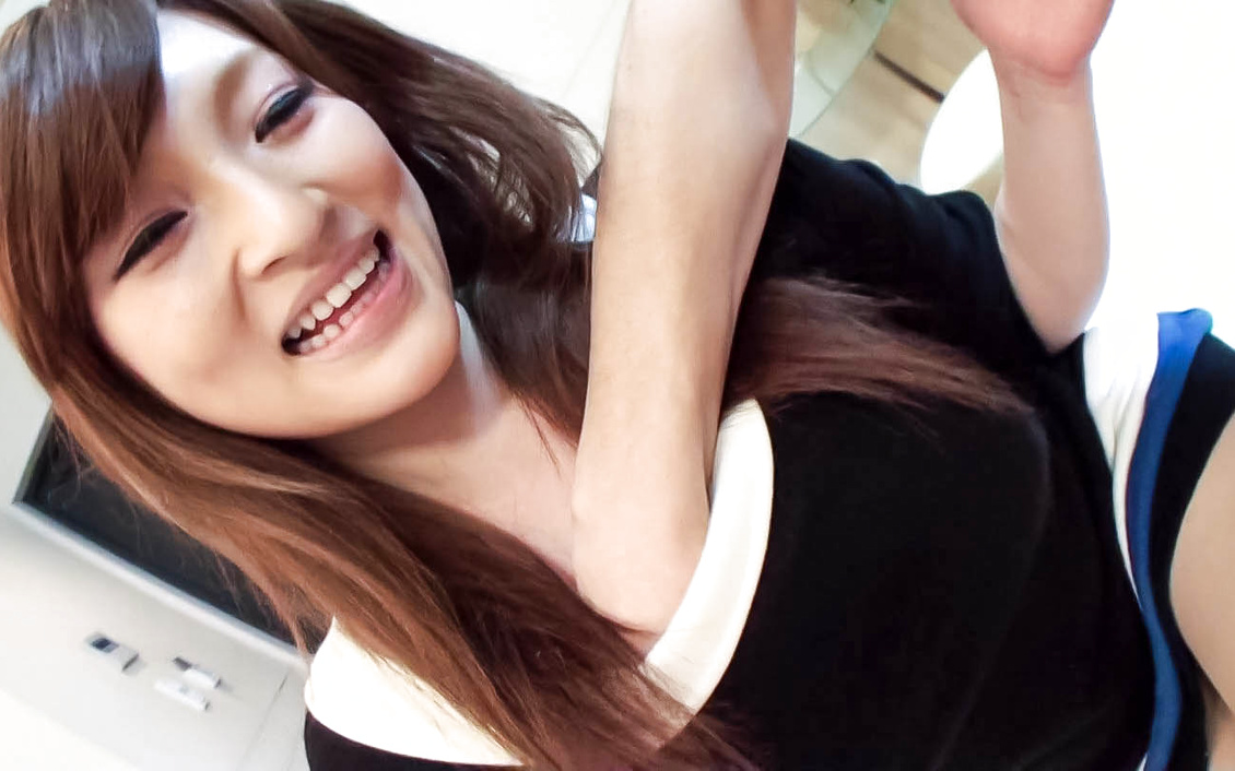 18-Year-Old Redhead Hiromi Sucks Dick and Gets Pussy Pounded