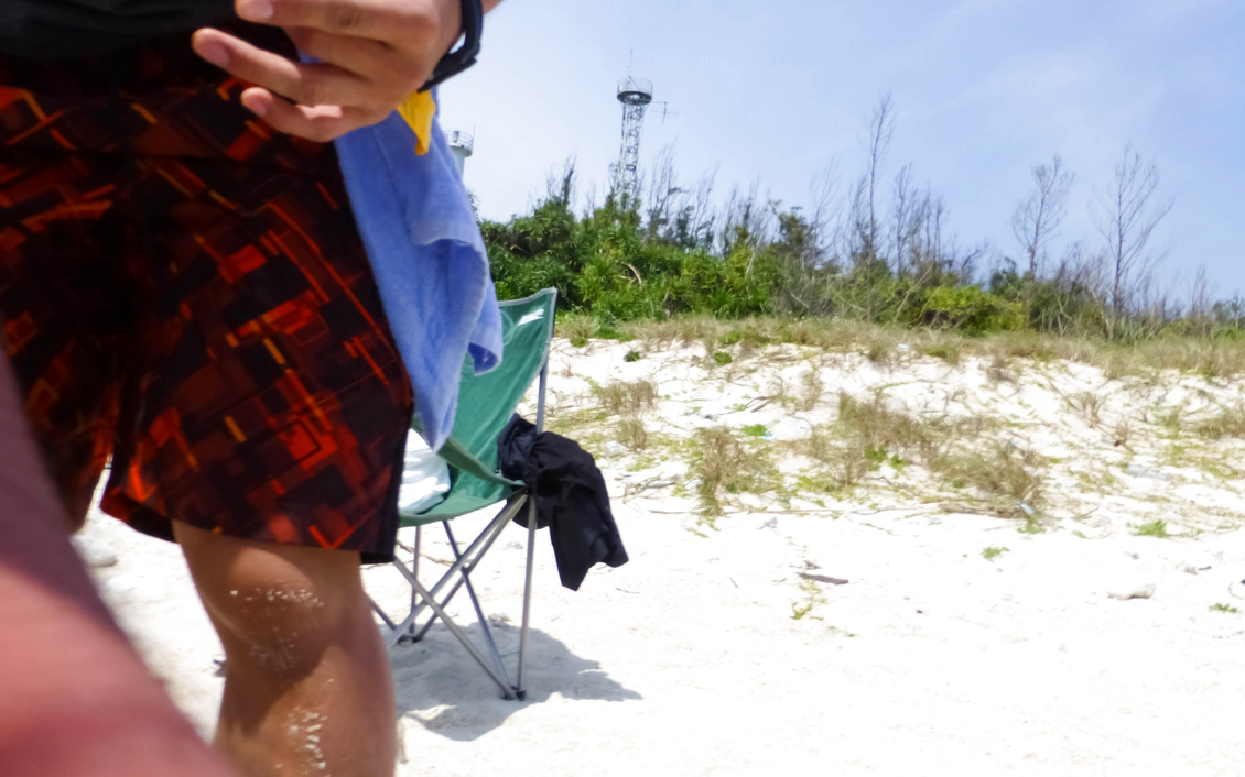 Beach creampie asian Hina Maeda fucks outdoors