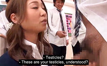 Watch Iroha Natsume take control with her expert blowjob techniques