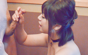 Amazing asian blow job with Wakaba Onoue 