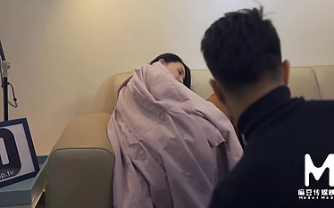 After sharing a shower and a blowjob, an Asian milf has hardcore sex