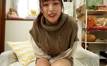 Lingerie-clad Japanese Goddess Brings You to Your Knees